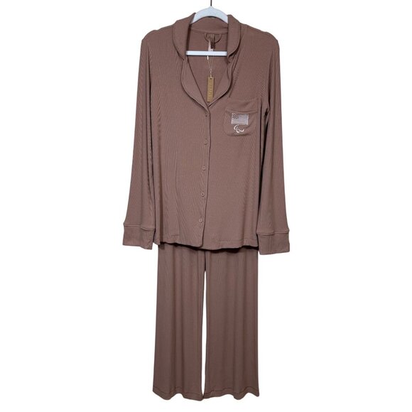 SKIMS Soft Lounge Sleep Set Team USA Sienna XXS - Picture 11 of 11